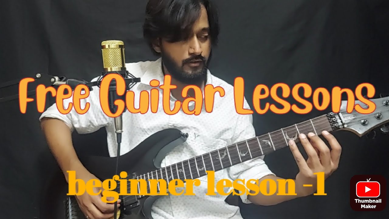 Basic Guitar lesson -1 for beginners in (hindi) by Rishabh Mishra ...