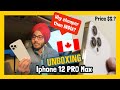 Iphone 12 PRO MAX **GOLD** | UNBOXING | PRICE IN INDIA & CANADA