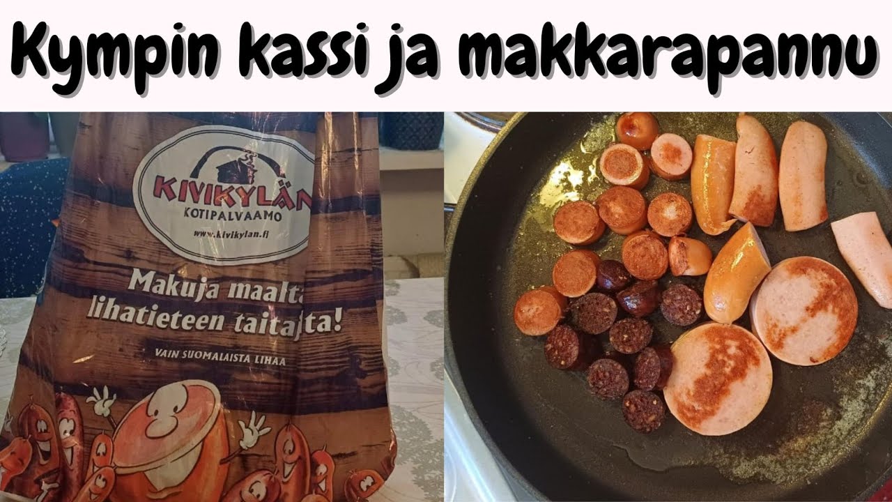 Makkarapannu ja Kivikylän kympin makkarakassi