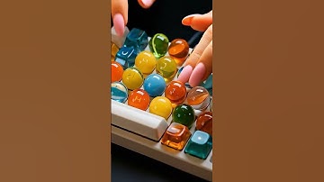 【ASMR】Tapping Marble Keyboard (4K)