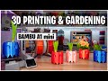 Simple 3d printing gardening w a bambu lab a1 mini