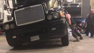 WWE Braun strowman lifts Heavy truck