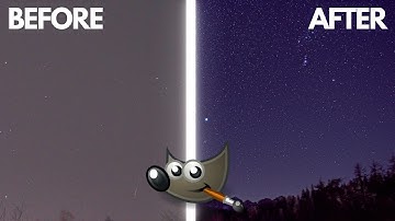 How to edit astrophotos fast and easy in gimp!