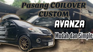 How to install a custom coilover on an AVANZA | A low solution that is still comfortable | low wi...