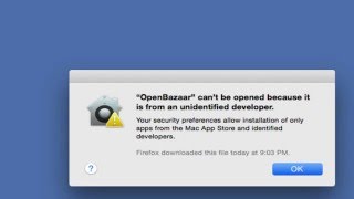 Changing a Mac Security Preference Setting to Be Able to Run OpenBazaar