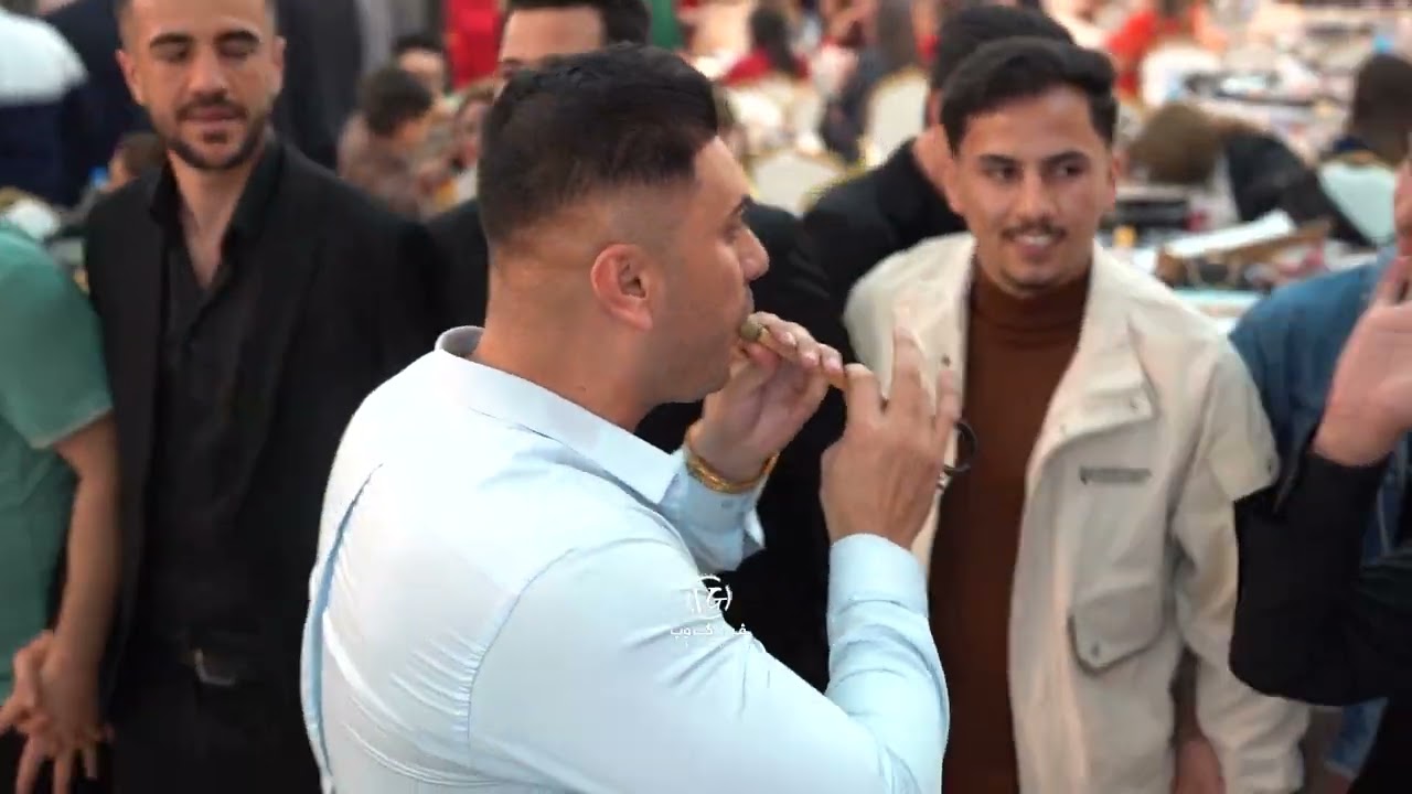 الفنان مازن الياس وحميد قيراني وشاكر حلو ومزوج كرم خيري في حفلة زواج فتيان الكرجية تصوير فين كروب