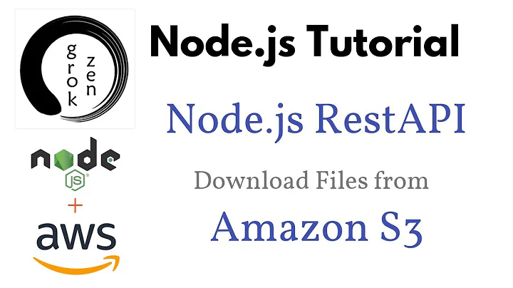 Node.js RestAPIs Download File from Amazon S3 | using Express, AWS-SDK