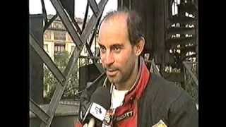 Andreu Mateu en Teleberri ( canal Vasco) al final de su viaje.
