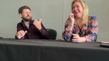 MCM London Comic Con October 2025 talking to Laurence Rickard and Martha Howe-Douglas