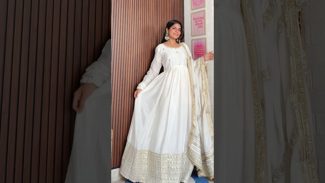 So pretty 🥰anarkali gown from flipkart 🤌🏻♥️ 