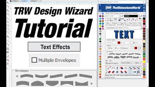 Text Effects | Multiple Envelopes | TRW Design Wizard 5.0 Pro Vector Software for CorelDRAW