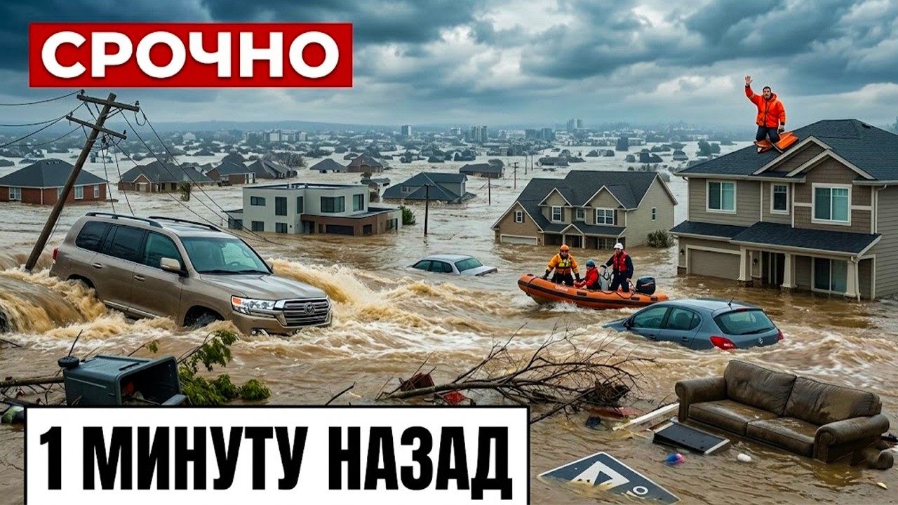 СРОЧНО: Индиана уходит под воду - рекордное наводнение ШОКИРОВАЛО учёных