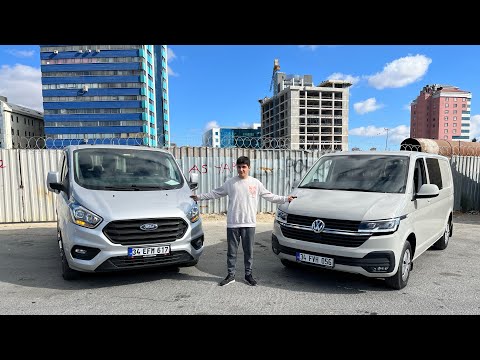 HANGİSİ ALINIR VW TRANSPORTER VS FORD TRANSİT CUSTOM VOL#102 #rndrıdvan