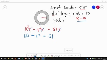 8.6 Area of Annulus