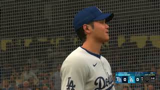 Dodgers vs. Rays G73 Full Game Sim | Relaxing Baseball Ambience to Sleep, Study, or Unwind