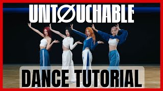 ITZY - 'UNTOUCHABLE' Dance Practice Mirrored Tutorial (SLOWED)