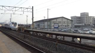 681系0番台特急しらさぎ57号金沢行 明峰駅通過