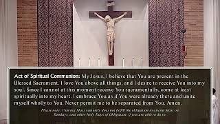 Saturday Mass: Memorial of Saints Perpetua and Felicity