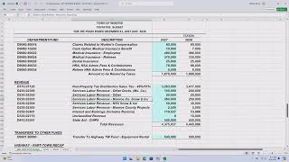 Budget Workshop #2 - August 6, 2026