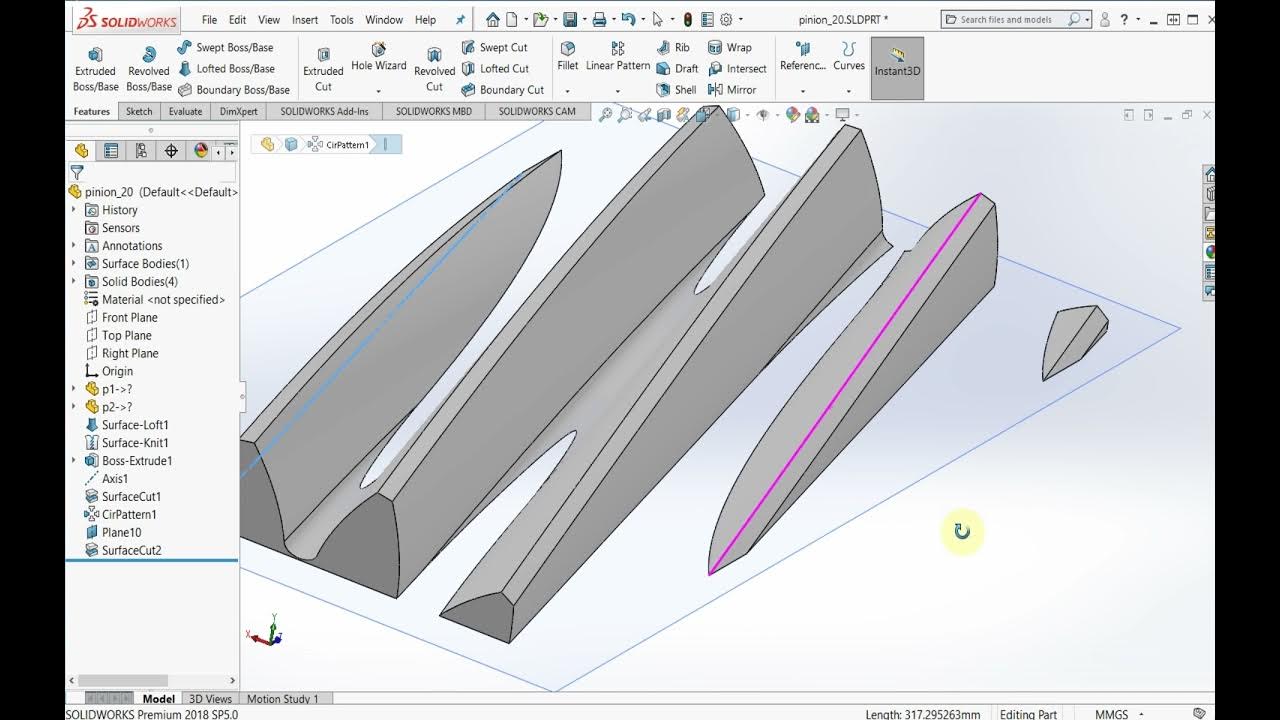 Measure Tooth Span on spur and helical gear in 3d CAD YouTube