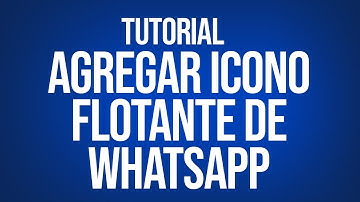 Como agregar un icono flotante de whatsapp en tu pagina web (o colocar cualquier otra red social)