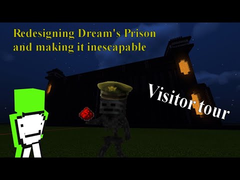 Visitor's Tour of my redesigned Dream SMP prison making it impossible to escape!