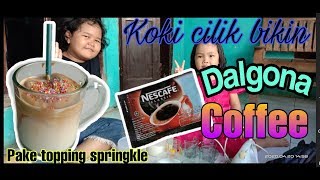 Dalgona Coffe ala koki-koki cilik || Nescafe classic