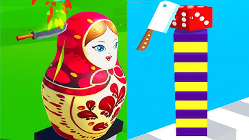 Slice All vs Slicer Knife - Very Satisfying and Relaxing ASMR Slicing Game