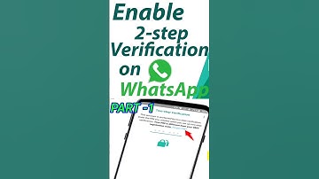 Whatsapp Two-Step Verification Enable Kaise Kare  | #whatsapp #viralvideo #shorts #insta