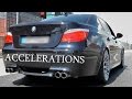 BMW M5 V10 E60 - Sound &amp; Wheelspin &amp; Accelerations &amp; Onboard Autobahn [0-310 km/h]