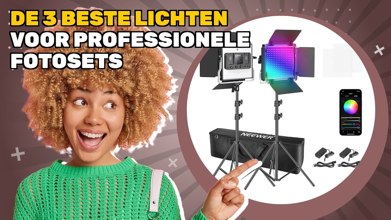 De 3 beste lichten voor professionele fotosets 2026: eigenschappen die je niet mag onderschatten