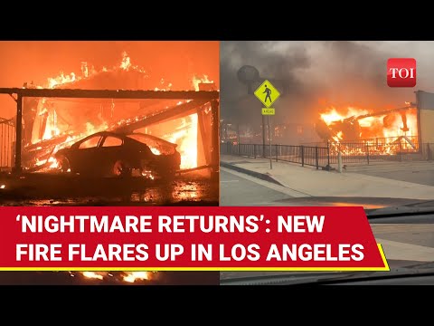 Los Angeles Burns ‘Again’: New Fast-Moving Blaze Expands Palisades fire; Fresh Evacuations ordered