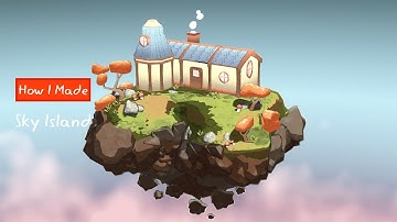 Sky Island Modelling | Blender 3D