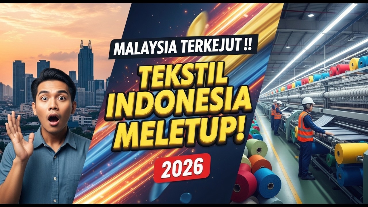 Banyak orang Malaysia tercengang!! saat perusahaan tekstil Indonesia berkembang pesat pada 2026