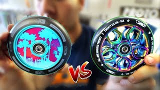 TANNER FOX SIG WHEELS VS ENVY SCOOTER LAMBO WHEELS