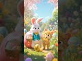 Bunny & Cat Easter Adventure! 🐰🐱 #EasterFun #PetPlay #BunnyMeetsCat #shorts #shortsfeed #viral #fun
