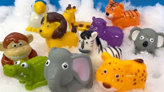 Wild Animals Toys in the Snow For Kids screenshot 4