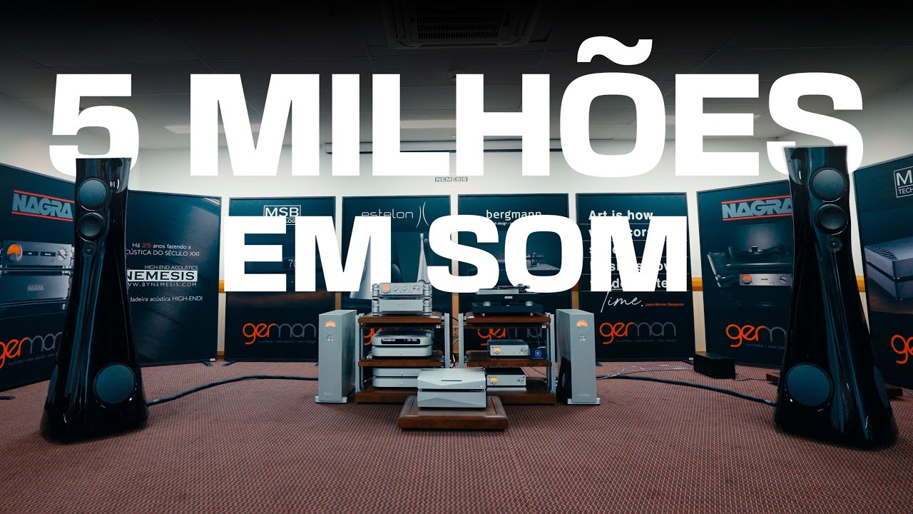 Testamos um som Hi-End de 5 MILHÕES DE REAIS!!