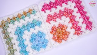 BEAUTIFUL Mitered Granny Squares  Easy Crochet Blanket For All Skill Levels!