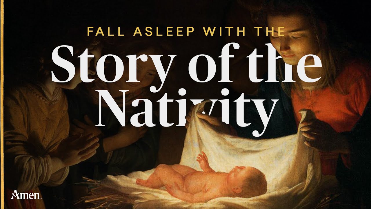 CHRISTMAS Sleep Meditation | Fall Asleep with the Story of the Nativity