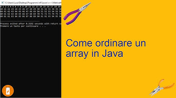 Come ordinare un array in Java