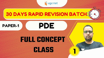 10:00 AM - 30 Days Rapid Revision Batch | PDE by Rohit Choudhary | Full Concept With Explanation