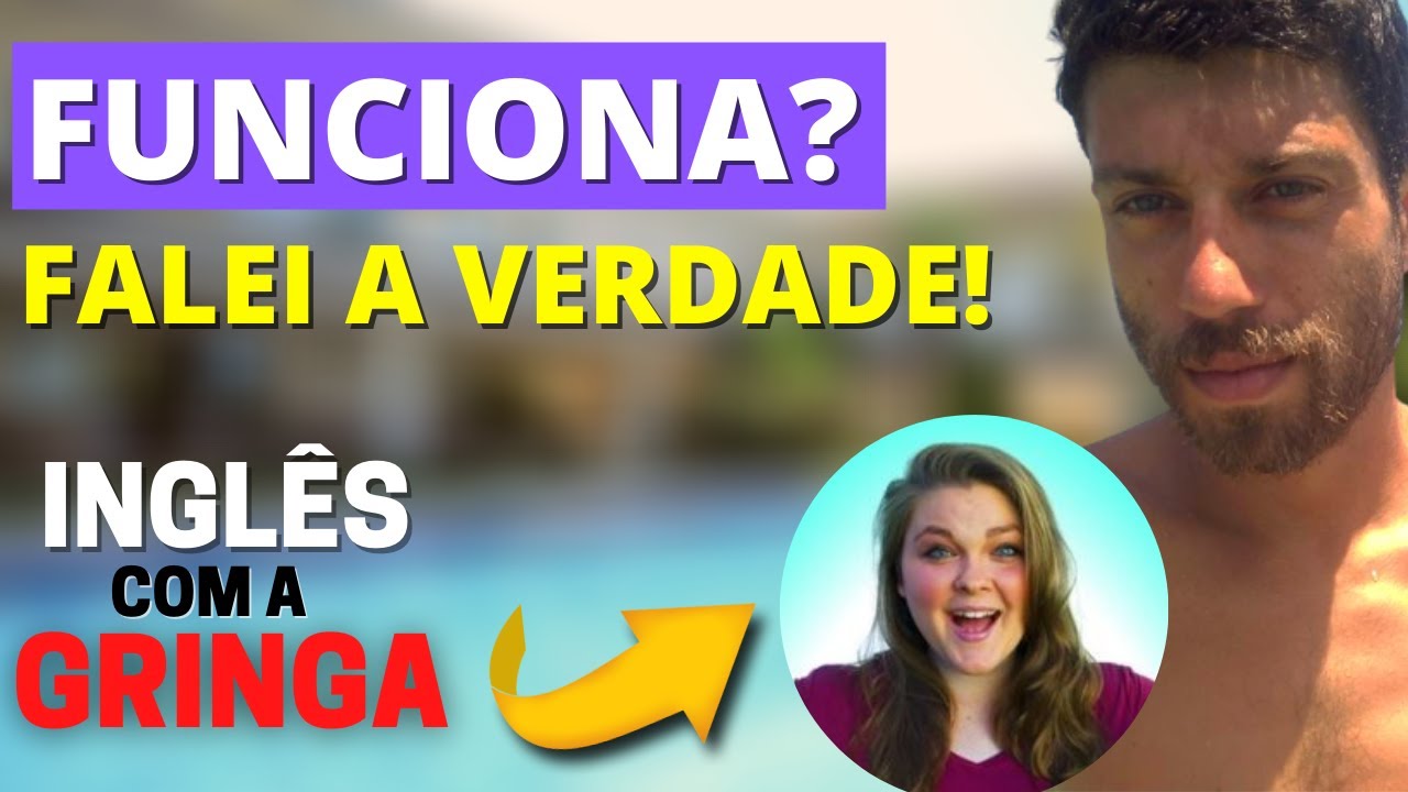 INGL S COM A GRINGA Curso Ingl s Com A Gringa Bom Ingl s Com A