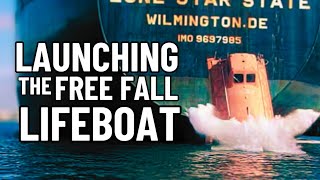LAUNCHING THE FREE FALL LIFE BOAT