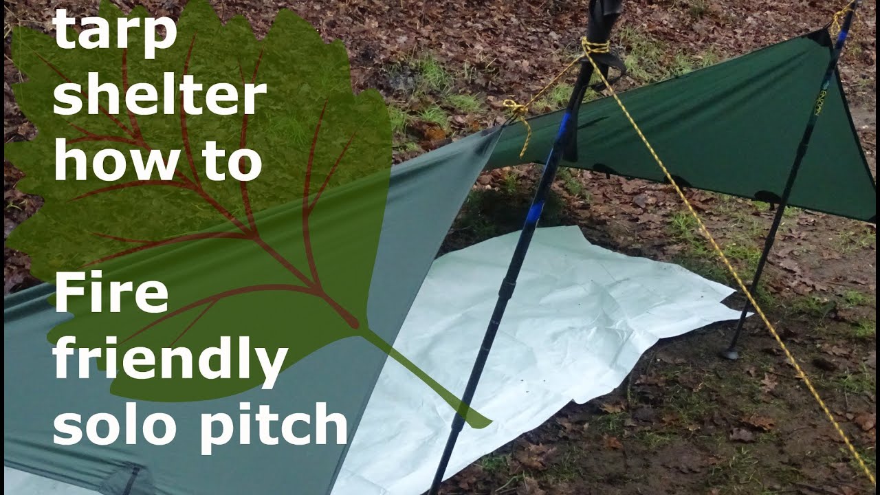 Tarp shelter how to double pole holden tent YouTube