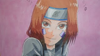 Drawing Rin Nohara-Naruto Shippuden-のはらリン -ナルト #Shorts