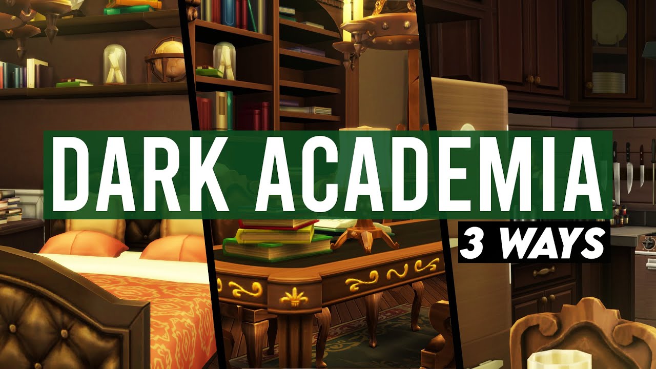 I Tried Building 3 Different Dark Academia Rooms Youtube Today i made a dark academia house suitable for 6 people to live in, it has 5 bedrooms, 3 bathrooms, and many more! i tried building 3 different dark academia rooms