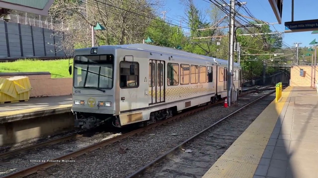 The Lightrail in Pittsburgh, Pennsylvania 2025