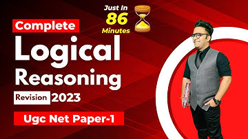 Complete Logical Reasoning Revision || Logical Reasoning || Ugc Net Paper 1