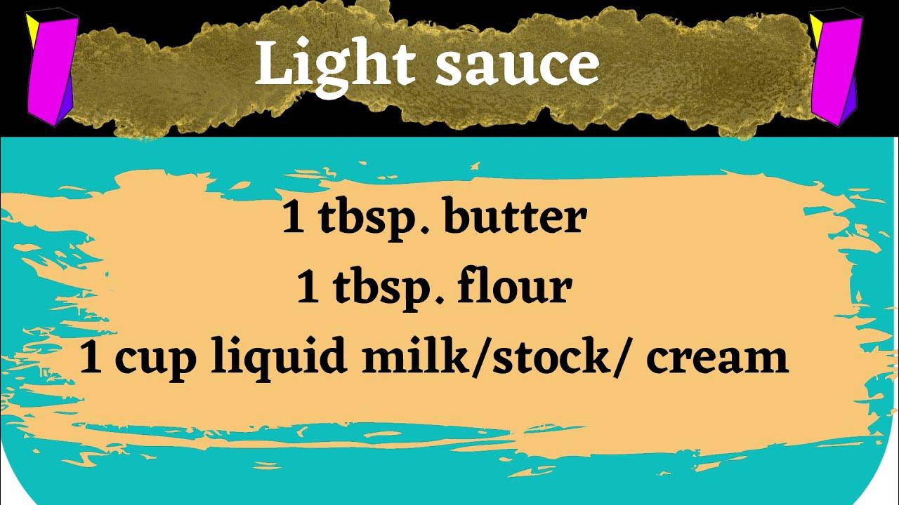 methods of preparing sauces Prepare Sauces for Required Menu Items